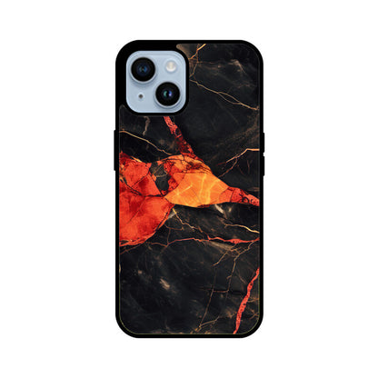 Orange Marble - iPhone Case and Cover