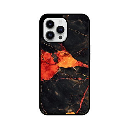 Orange Marble - iPhone Case and Cover