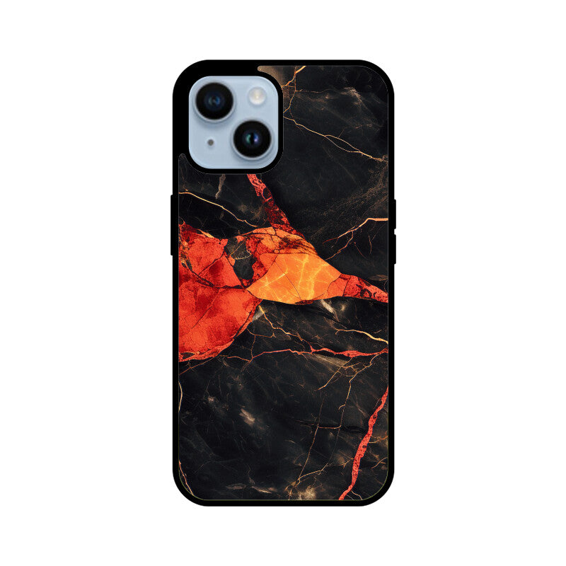 Orange Marble - iPhone Case and Cover