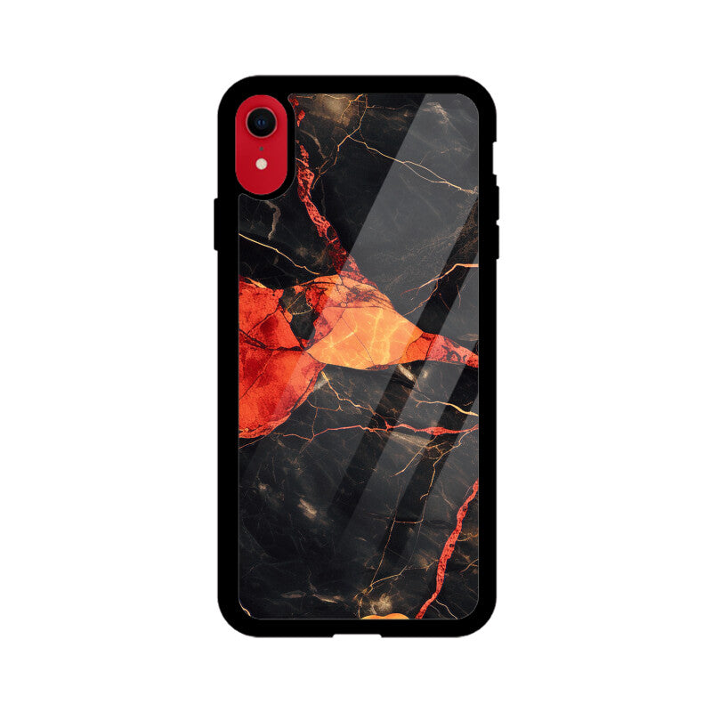 Orange Marble - iPhone Case and Cover