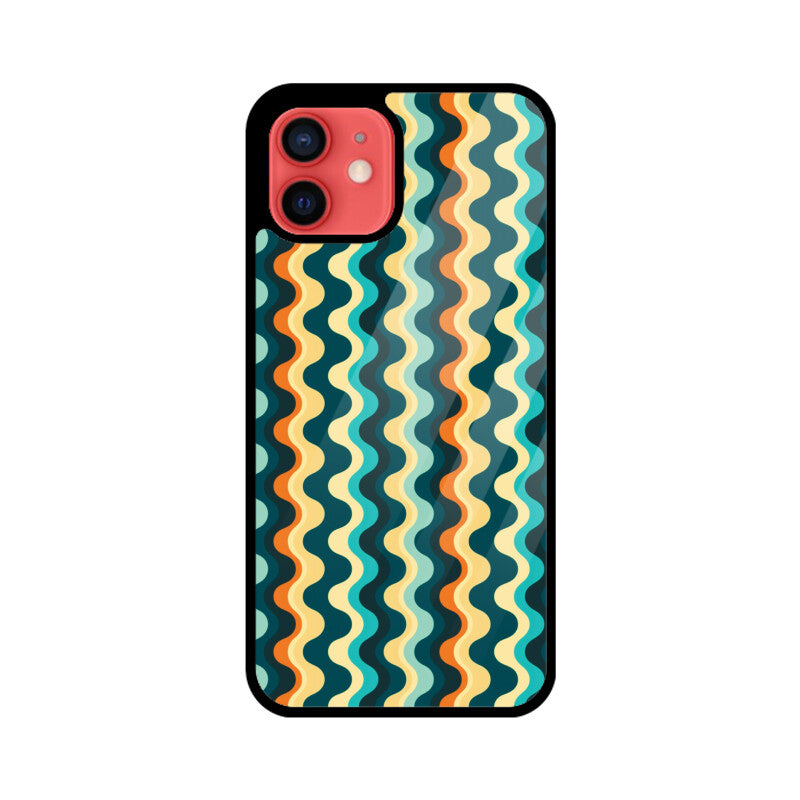 Wavy Retro - iPhone Case and Cover