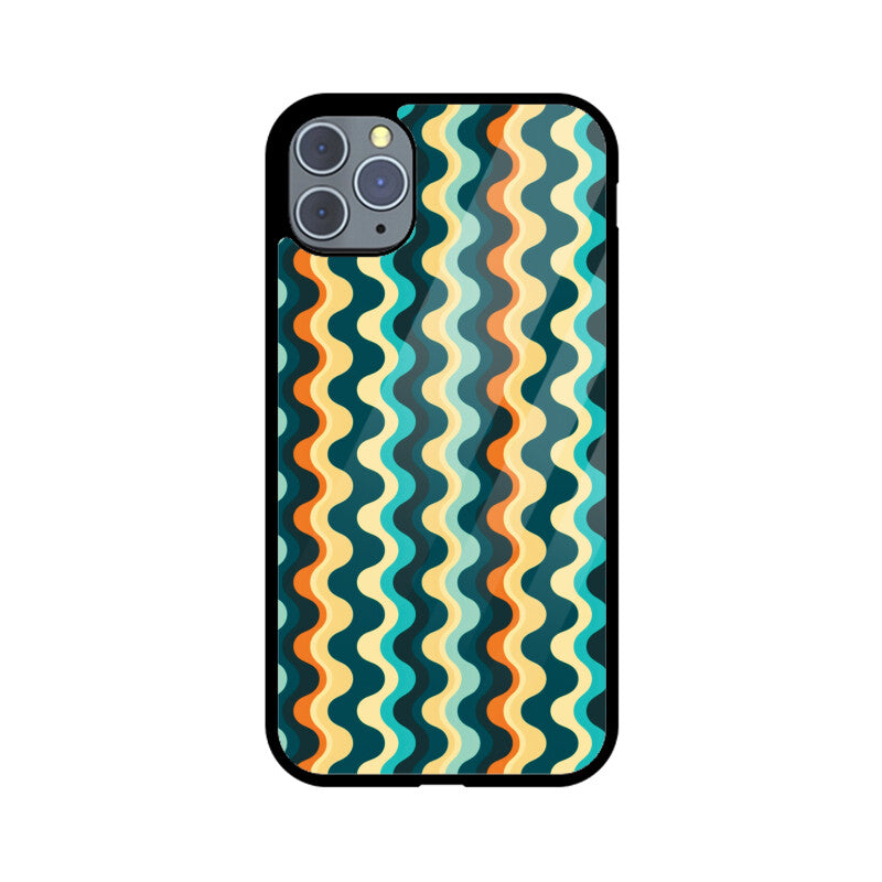 Wavy Retro - iPhone Case and Cover