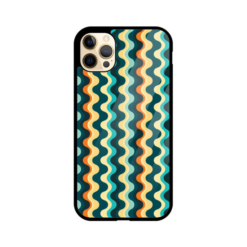 Wavy Retro - iPhone Case and Cover