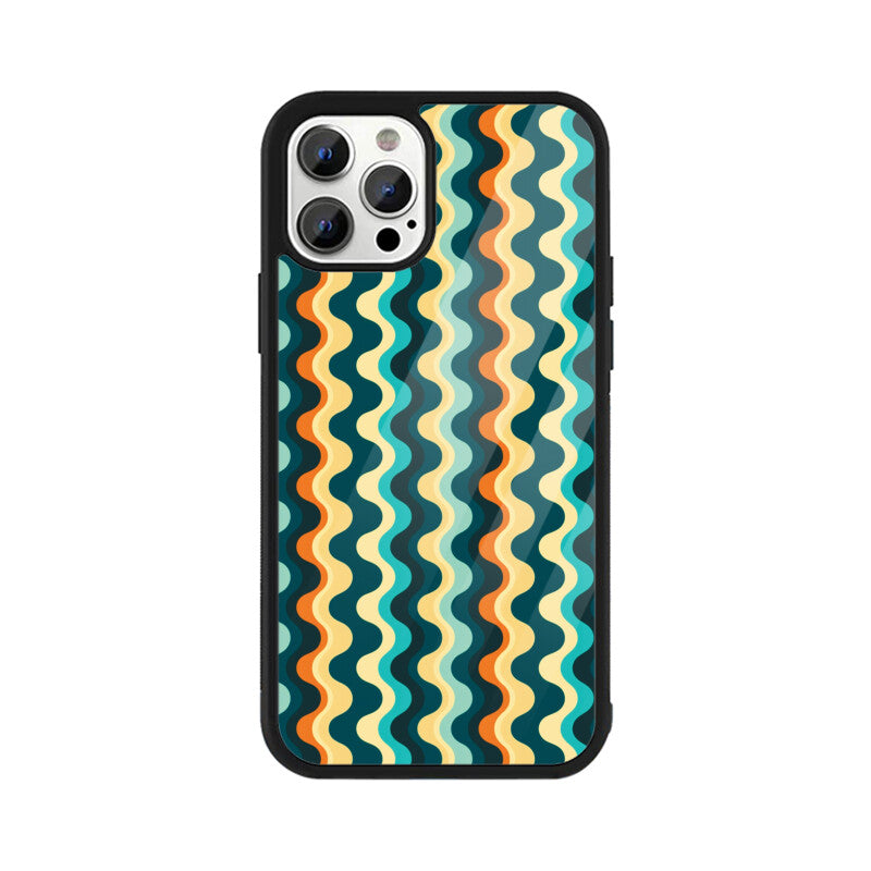 Wavy Retro - iPhone Case and Cover