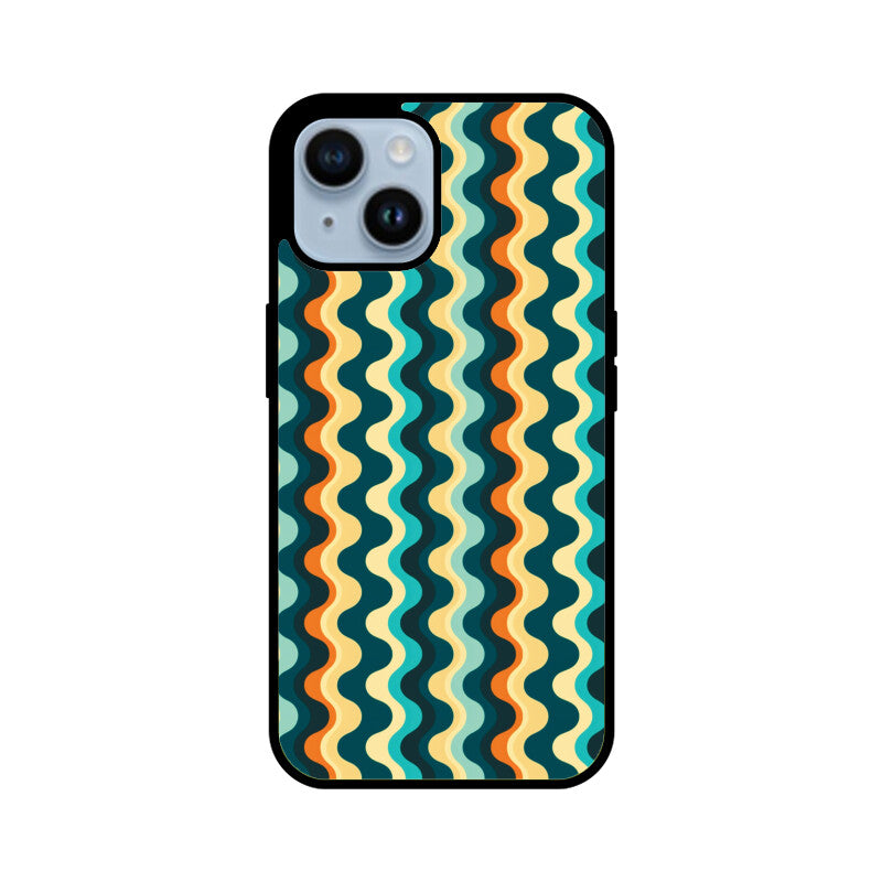 Wavy Retro - iPhone Case and Cover