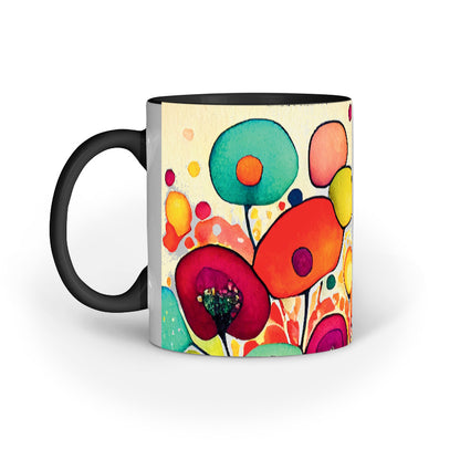 Watercolor Flower  - Ceramic Coffee Mug 11 ounce(330ml)
