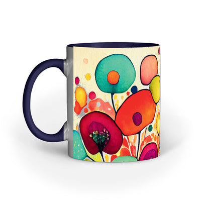 Watercolor Flower  - Ceramic Coffee Mug 11 ounce(330ml)