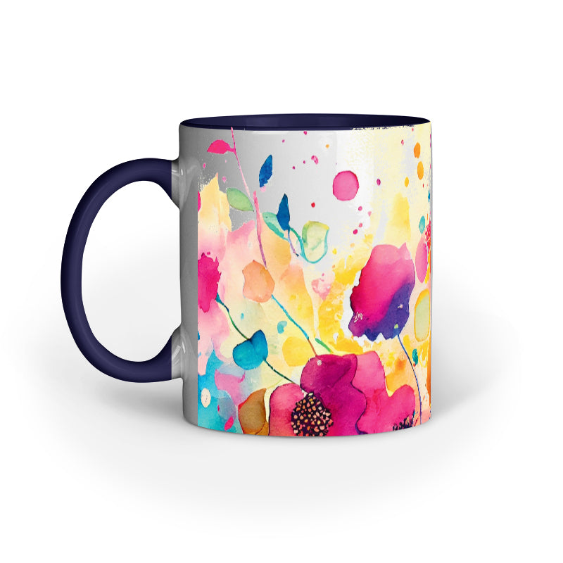 Watercolor Flower  - Ceramic Coffee Mug 11 ounce(330ml)