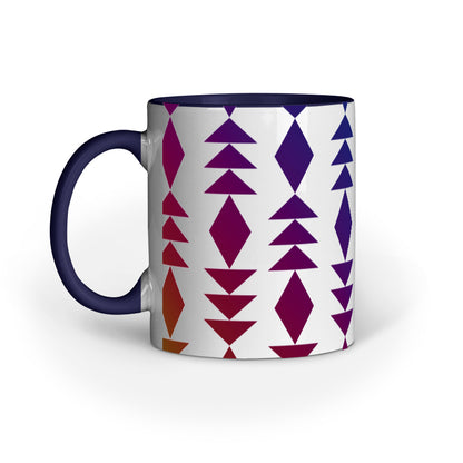 Geometric Ombre - Ceramic Coffee Mug 11 ounce(330ml)
