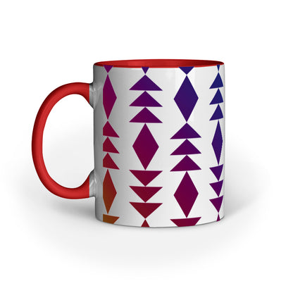 Geometric Ombre - Ceramic Coffee Mug 11 ounce(330ml)