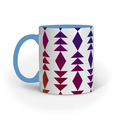 Geometric Ombre - Ceramic Coffee Mug 11 ounce(330ml)