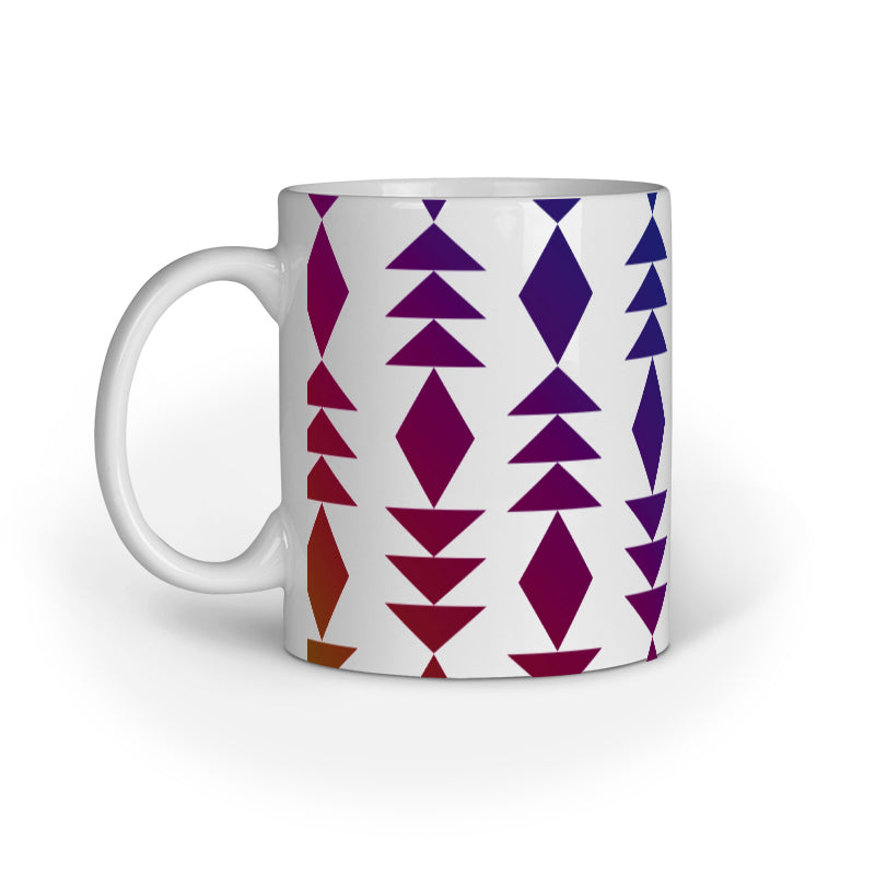 Geometric Ombre - Ceramic Coffee Mug 11 ounce(330ml)