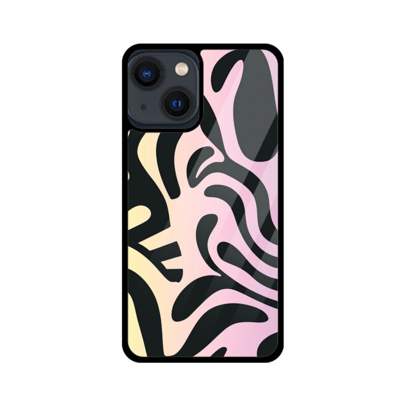 Wavy Ombre Retro - iPhone Case and Cover