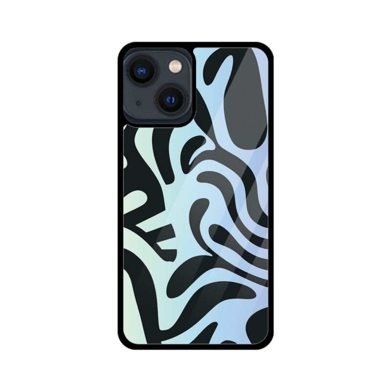 Wavy Ombre Retro - iPhone Case and Cover