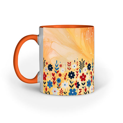 Flower - Ceramic Coffee Mug 11 ounce(330ml)