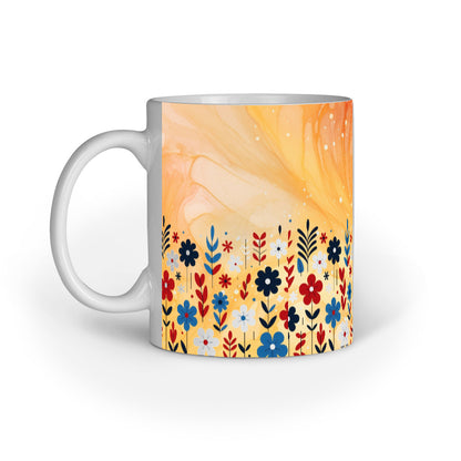 Flower - Ceramic Coffee Mug 11 ounce(330ml)