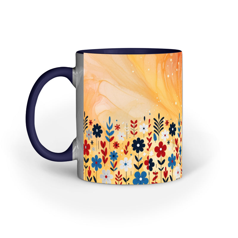 Flower - Ceramic Coffee Mug 11 ounce(330ml)
