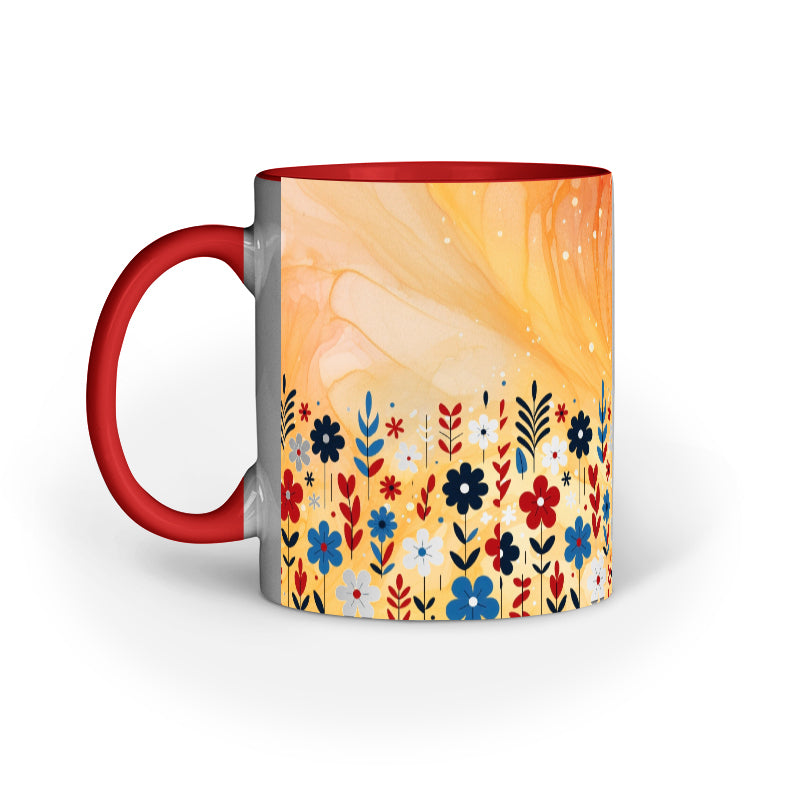 Flower - Ceramic Coffee Mug 11 ounce(330ml)