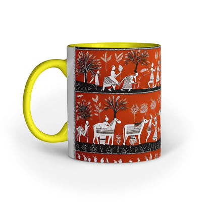 Warli - Ceramic Coffee Mug 11 ounce(330ml)