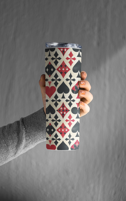 Designer Deck - Stainless Steel Tumbler Water Bottle 20 OZ(590ml) Coffee Tumbler