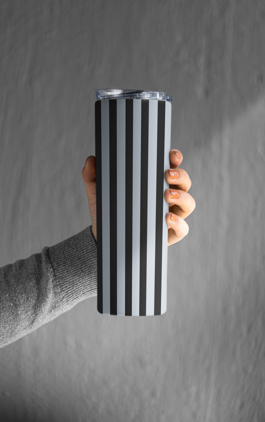 Stripped - Stainless Steel Tumbler Water Bottle 20 OZ(590ml) Coffee Tumbler