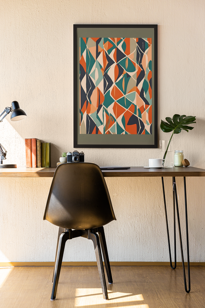 Geometric - Wall Art Hanging For Home Decor (18 x 24 inches)