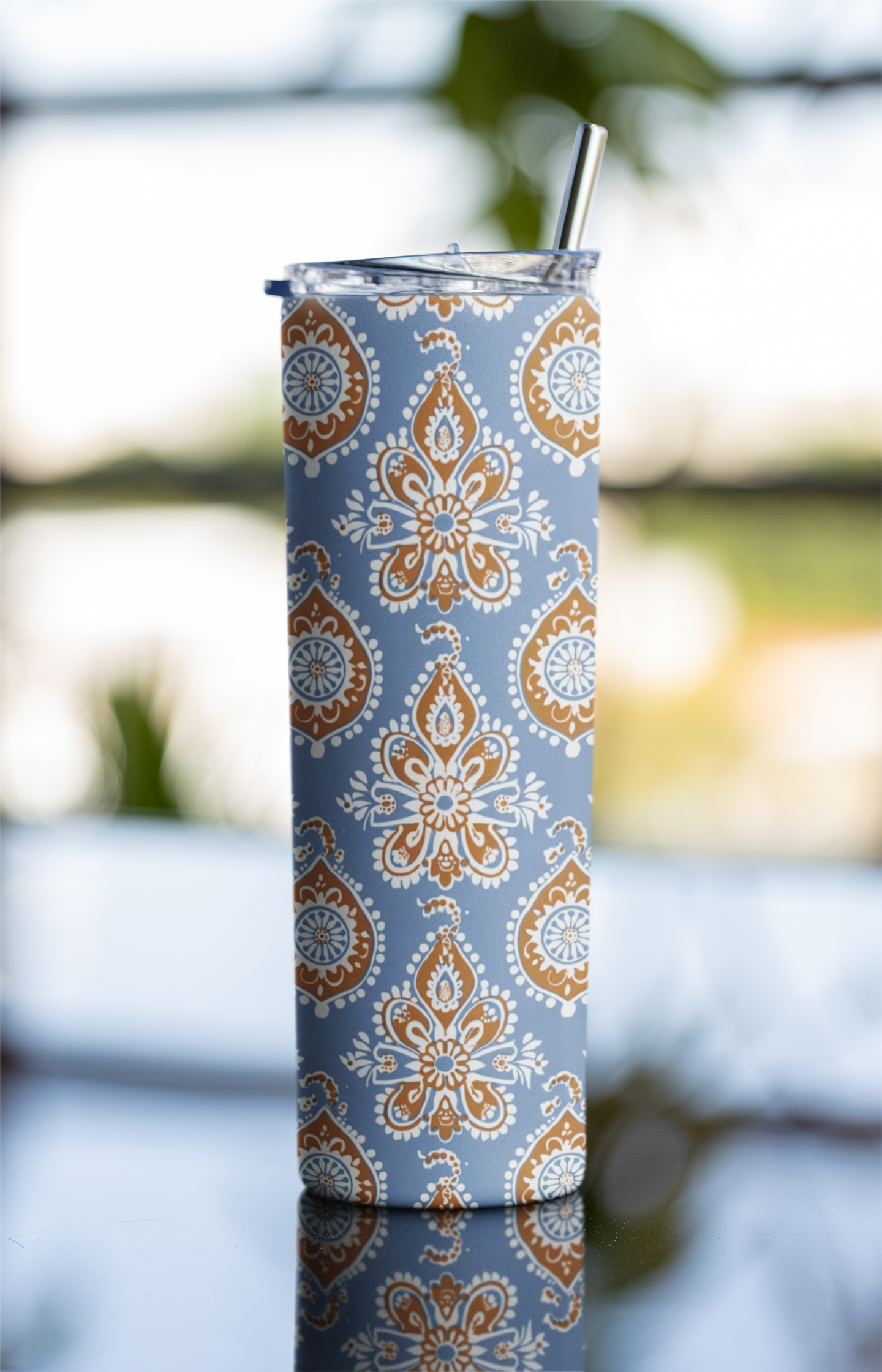 Ethnic - Stainless Steel Tumbler Water Bottle 20 OZ(590ml) Coffee Tumbler