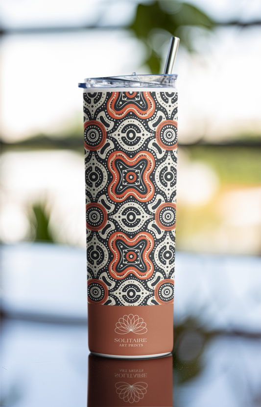 Aboriginal - Stainless Steel Tumbler Water Bottle 20 OZ(590ml) Coffee Tumbler