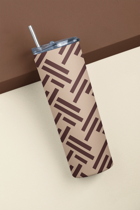 Beige - Stainless Steel Tumbler Water Bottle 20 OZ(590ml) Coffee Tumbler