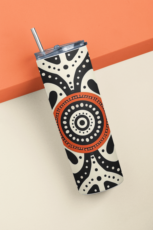Aboriginal - Stainless Steel Tumbler Water Bottle 20 OZ(590ml) Coffee Tumbler