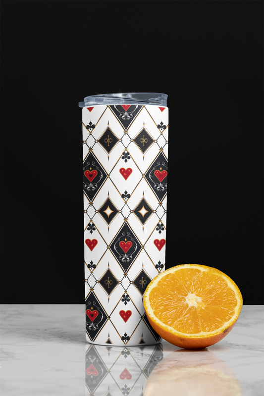 Designer Deck - Stainless Steel Tumbler Water Bottle 20 OZ(590ml) Coffee Tumbler