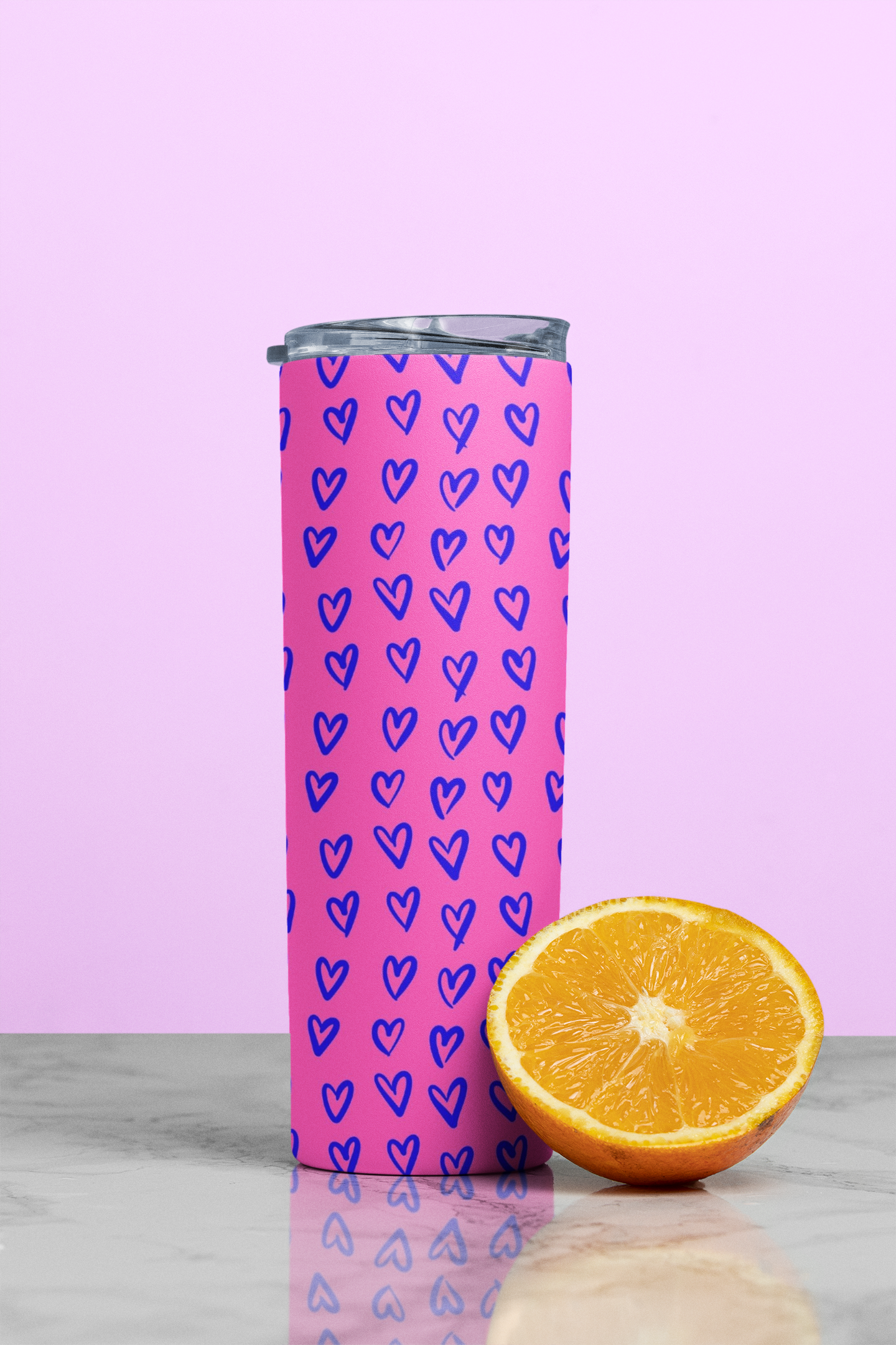Heart - Stainless Steel Tumbler Water Bottle 20 OZ(590ml) Coffee Tumbler