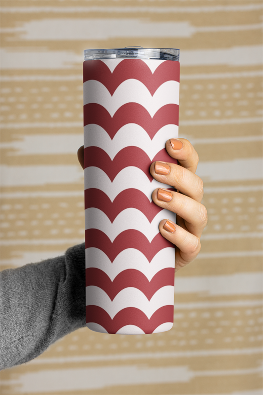 Waves - Stainless Steel Tumbler Water Bottle 20 OZ(590ml) Coffee Tumbler