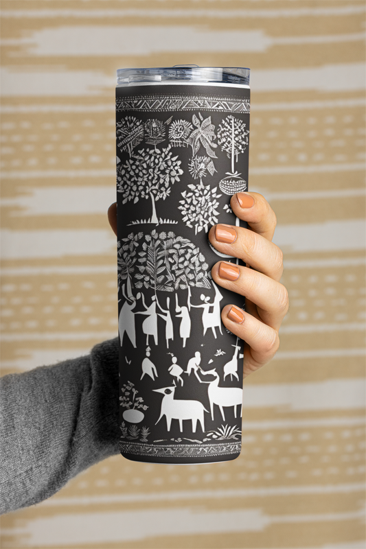 Warli - Stainless Steel Tumbler Water Bottle 20 OZ(590ml) Coffee Tumbler