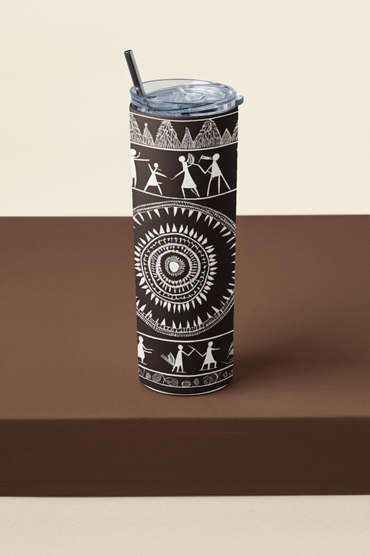 Warli - Stainless Steel Tumbler Water Bottle 20 OZ(590ml) Coffee Tumbler