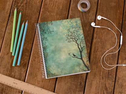 Quirky - Spiral Notepad A5 Unruled Notebook 120 Pages