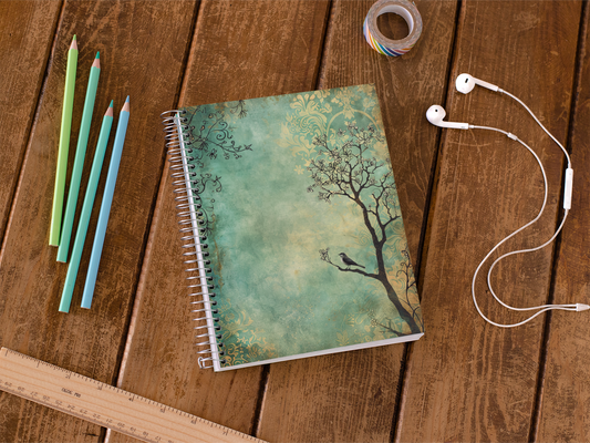 Quirky - Spiral Notepad A5 Unruled Notebook 120 Pages