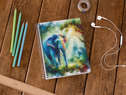 Watercolor - Spiral Notepad A5 Unruled Notebook 120 Pages