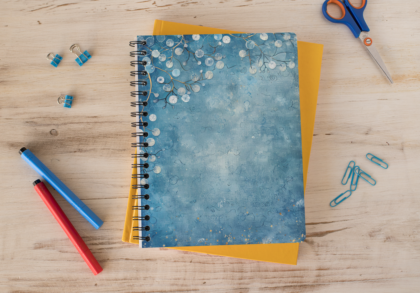 Quirky - Spiral Notepad A5 Unruled Notebook 120 Pages
