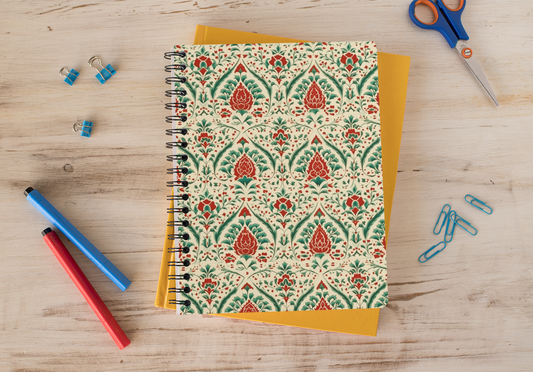 Ethnic - Spiral Notepad A5 Ruled Notebook 120 Pages