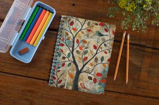 Quirky - Spiral Notepad A5 Unruled Notebook 120 Pages