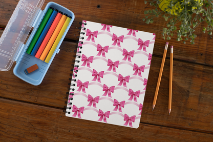 Coquette - Spiral Notepad A5 Unruled Notebook 120 Pages
