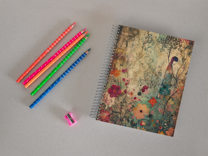 Quirky - Spiral Notepad A5 Unruled Notebook 120 Pages