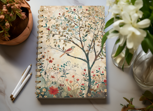Quirky - Spiral Notepad A5 Unruled Notebook 120 Pages