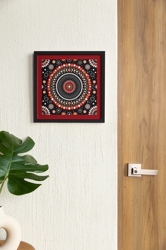 Ethnic - Wall Art Hanging For Home Decor ( 14 x 14 inches )