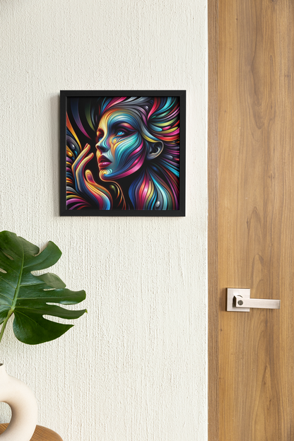 Abstract - Wall Art Hanging For Home Decor ( 14 x 14 inches)
