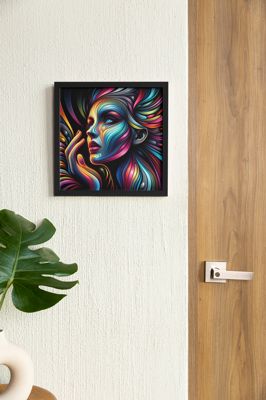 Abstract - Wall Art Hanging For Home Decor ( 14 x 14 inches)