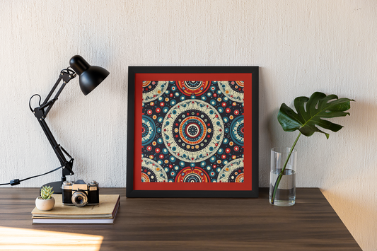 Mandala - Wall Art Hanging For Home Decor ( 14 x 14 inches )