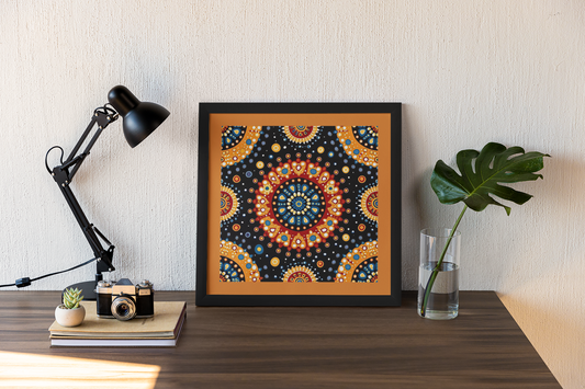 Mandala - Wall Art Hanging For Home Decor ( 14 x 14 inches )