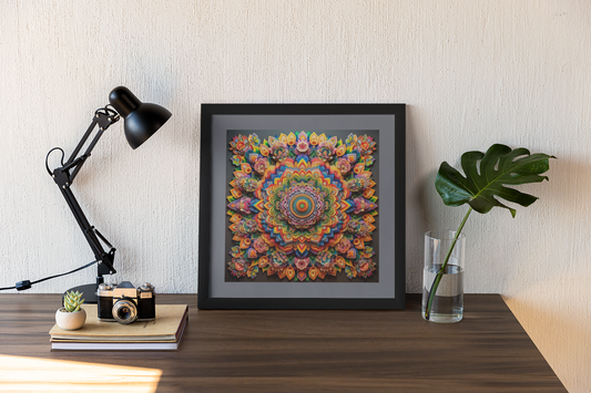 Mandala - Wall Art Hanging For Home Decor ( 14 x 14 inches)